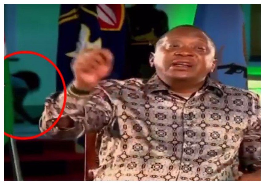 Kanze Dena forced to explain why employee was caught crawling behind president Uhuru in Mombasa during speech 