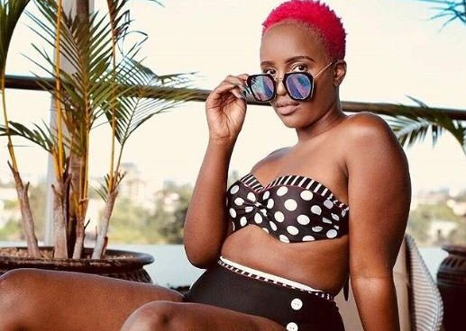 Rapper Femi One shows acres of skin and thunder juicy thighs during Marini promo shoot(photos) 