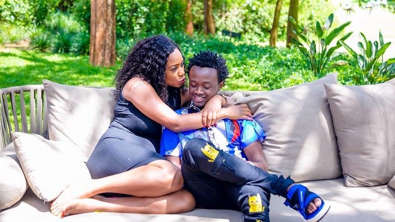 Bahati and Diana Marua