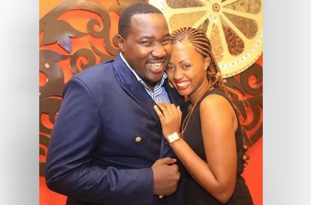 Citizen TV´s Willis Raburu and his naughty bad girl lavish each other on their wedding anniversary