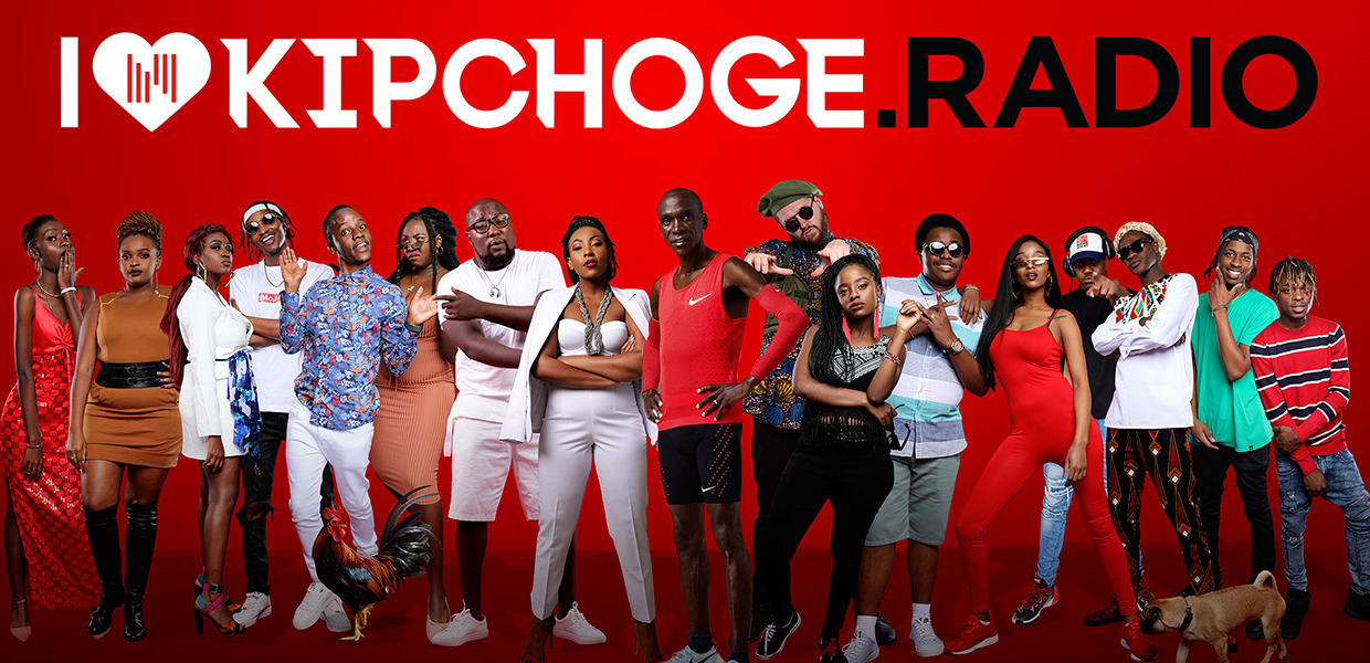 ¨All systems go in celebration of his milestone¨ NRG radio re-brands to ‘Kipchoge Radio’ to honor the world record holder