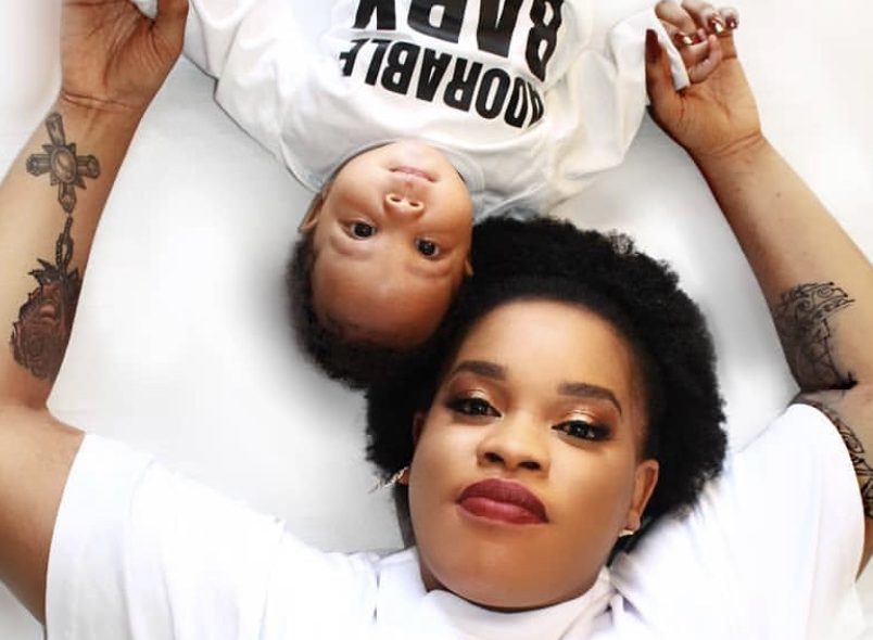 Former socialite Bridget Achieng’s Nigerian baby boy following in his mommy’s footsteps (Photos)