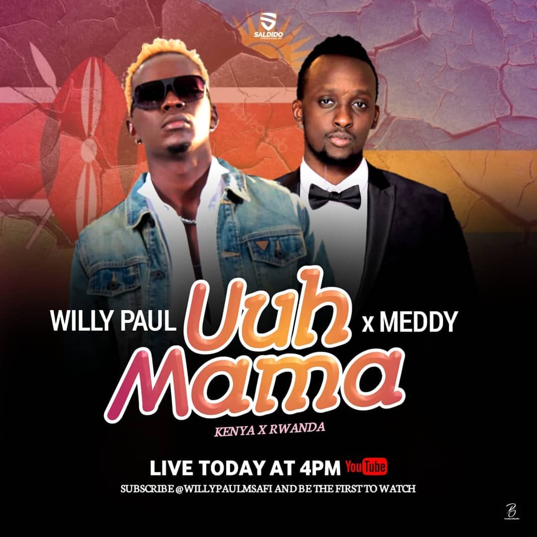 Willy Paul and Rwanda’s Meddy collaborate for new jam “Uuh Mama” and its fire(Audio)