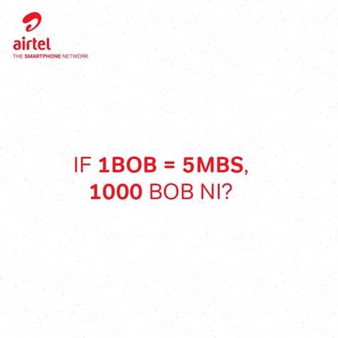 Airtel now shifts all her customers to a simple, no subscription, no Expiry 1 bob per 5mb data rate.