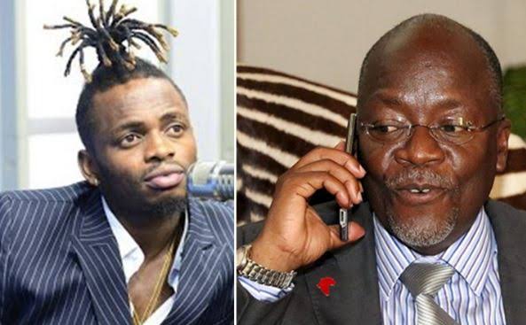 Watch: The moment President Magufuli phoned Diamond Platnumz LIVE during his end-of-year celebrations
