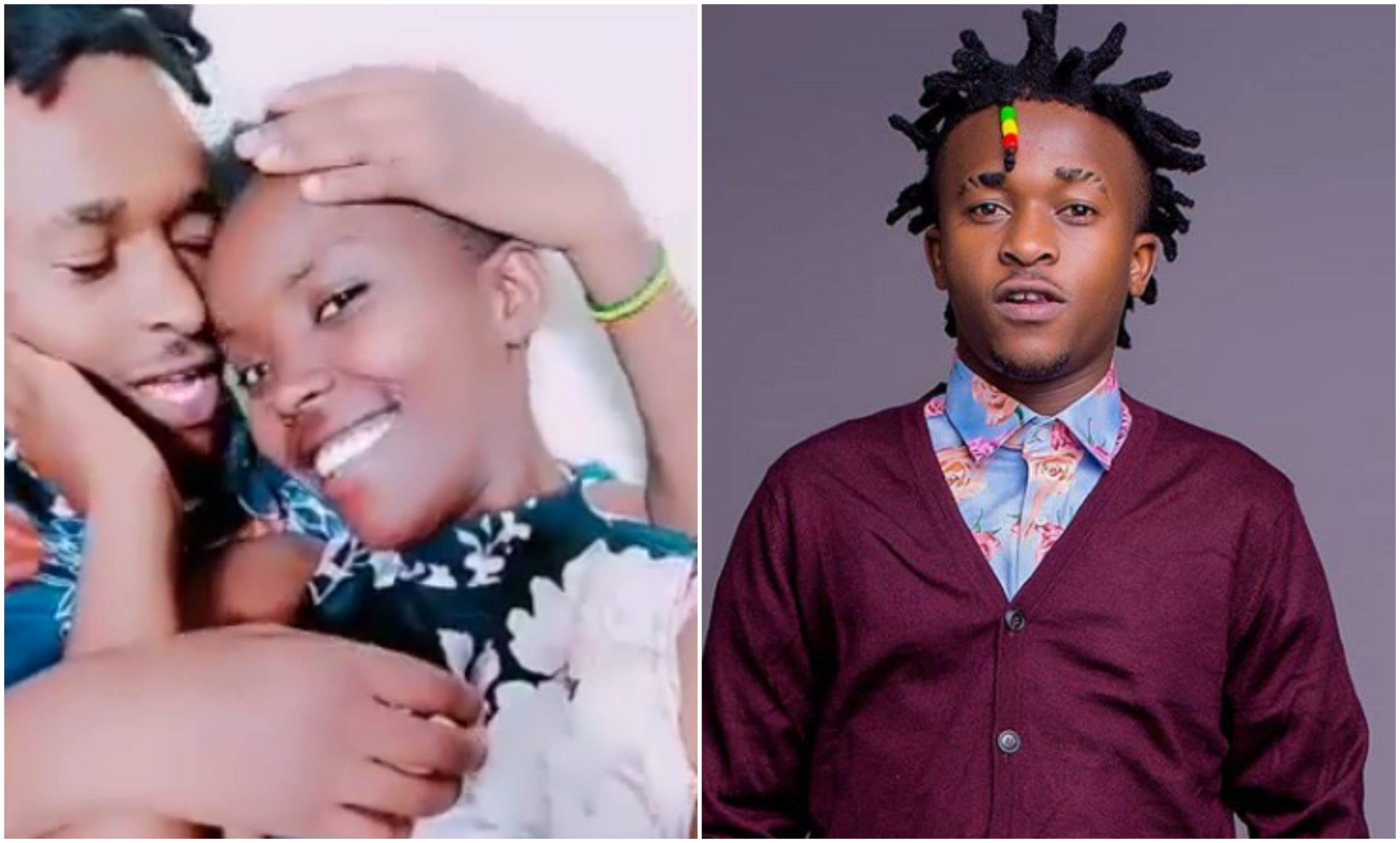 “Dem wako ni mhandsome,” fans mock Miracle Baby after getting cozy with lady (Video)
