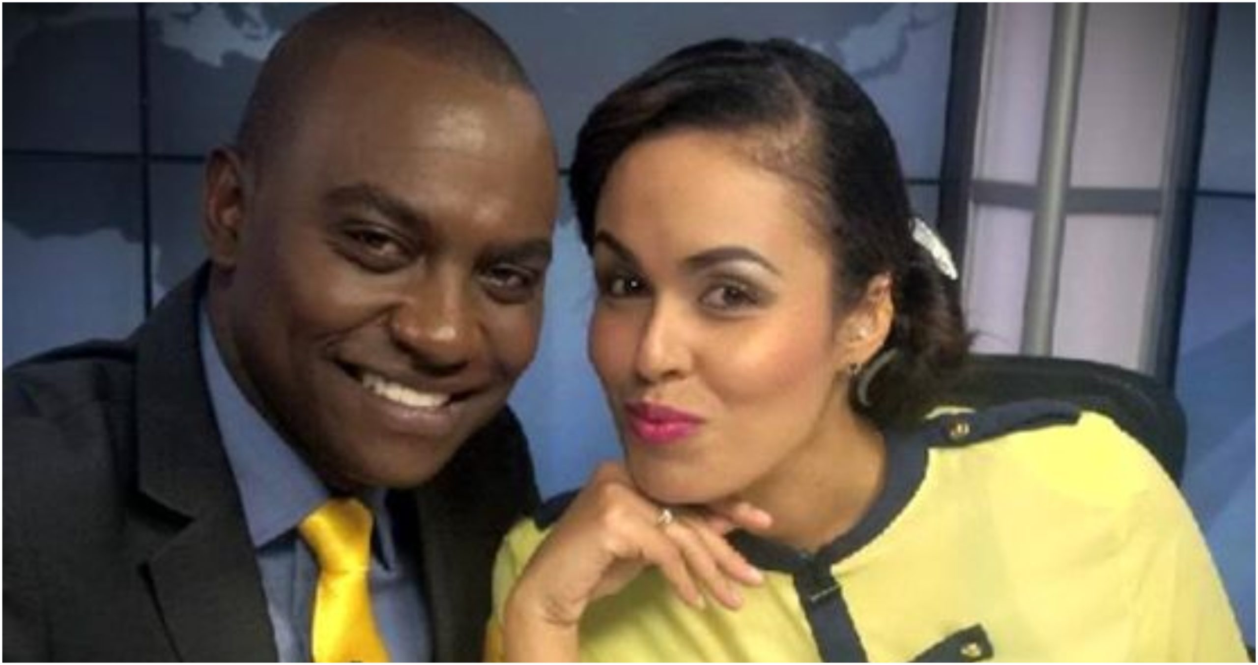 Sad! TV couple Eric Njoka and Karen Knaust spark emotions in final goodbyes