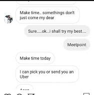 Mkunaji slides into girl's DMs