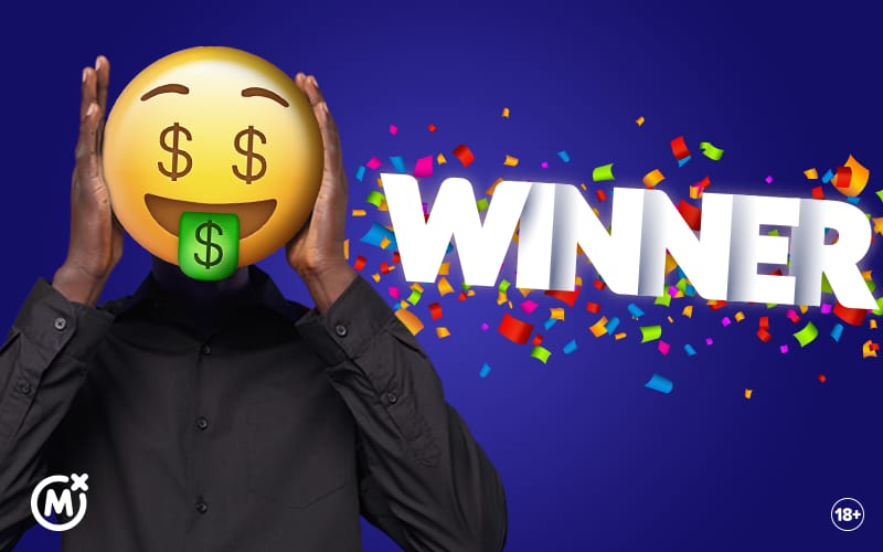 Kshs 10 million Mozzart Daily Jackpot winner wears an emoji to hide face!