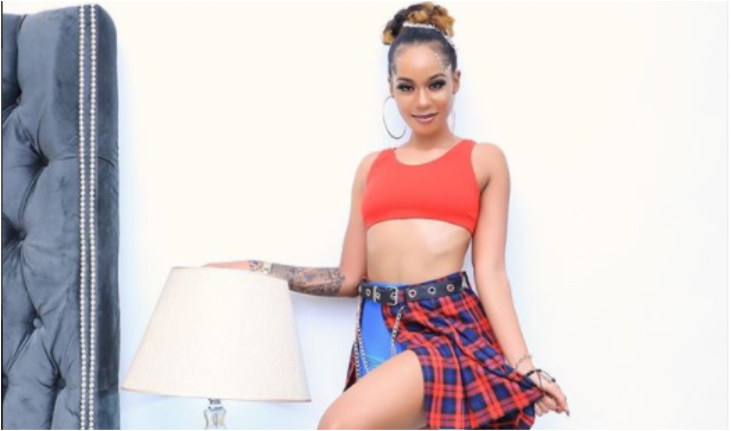 Benzema alinyimwa huyu apewe! Noti Flow introduces new Caucasian bae (Photo)