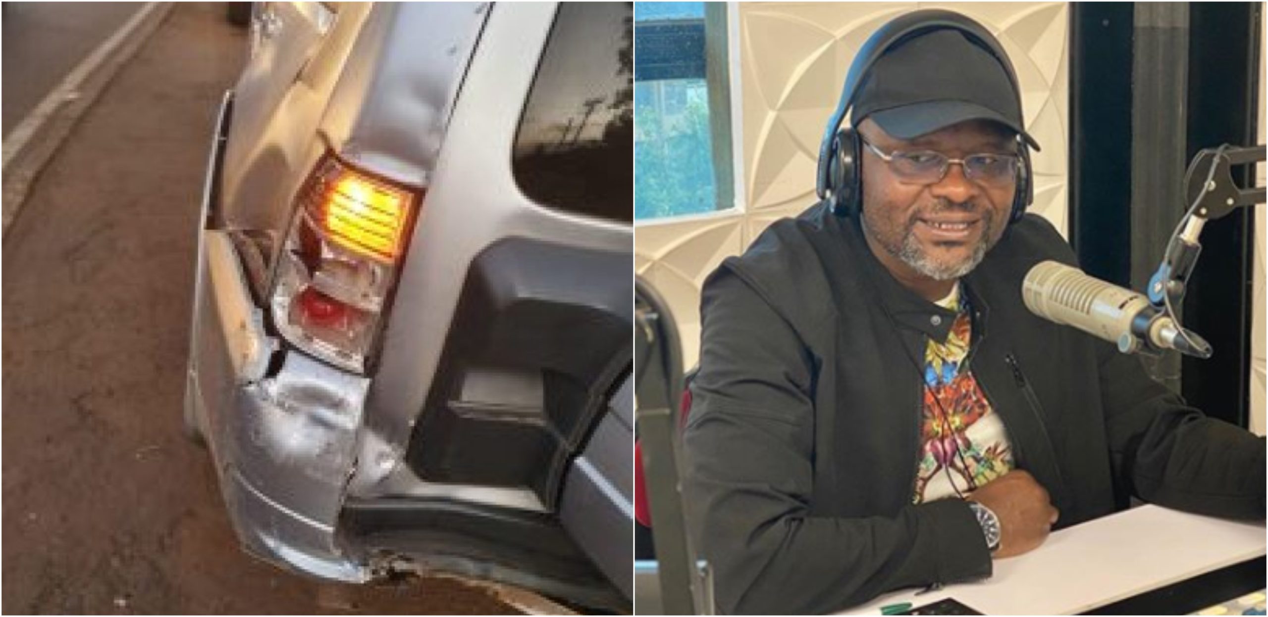 Radio Jambo’s Jacob ‘Ghost’ Mulee involved in horrific morning accident (Photos)