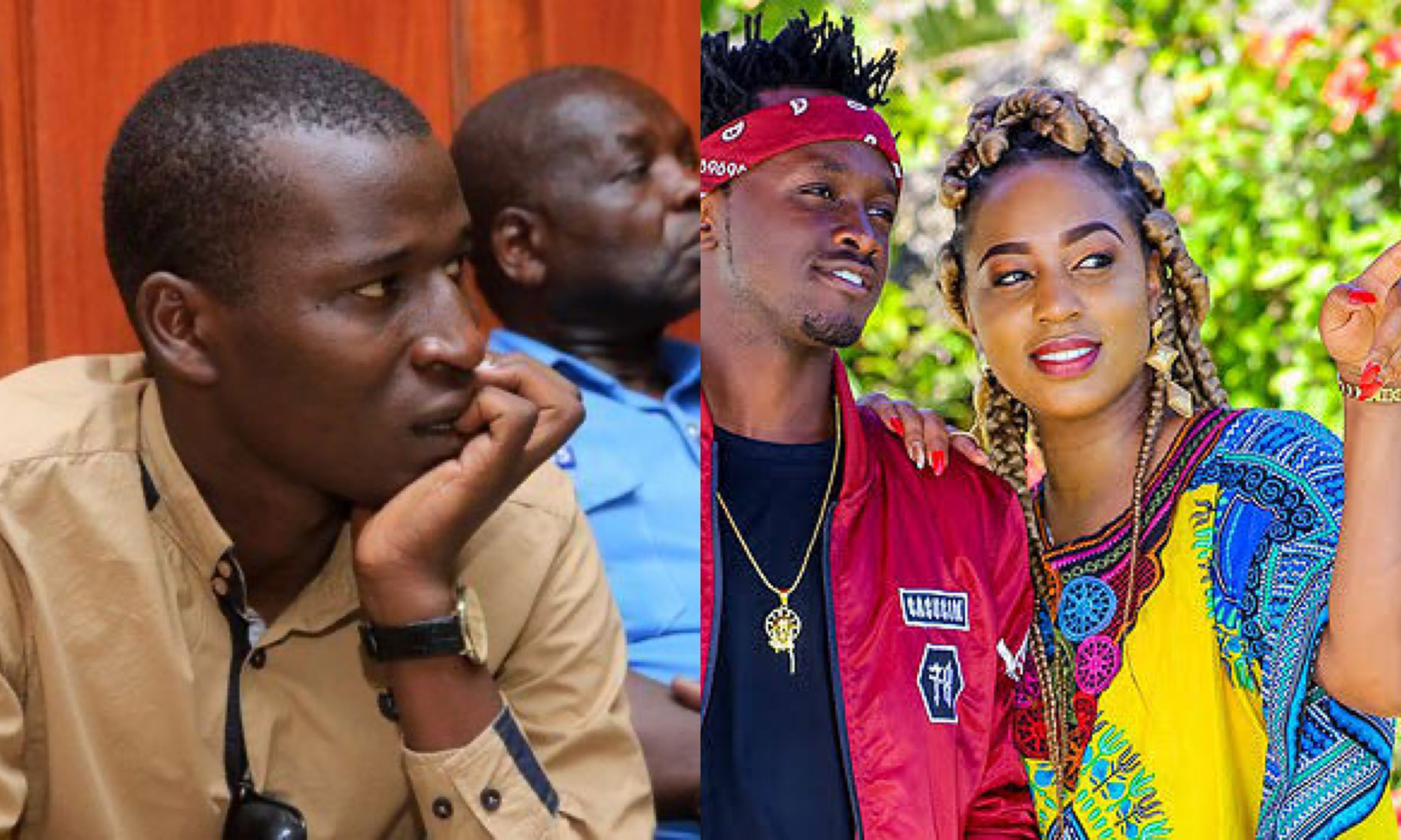 “Sitambui madem wamekula p2 kama njugu karanga” Blogger tells off Bahati while arguing about Diana Marua