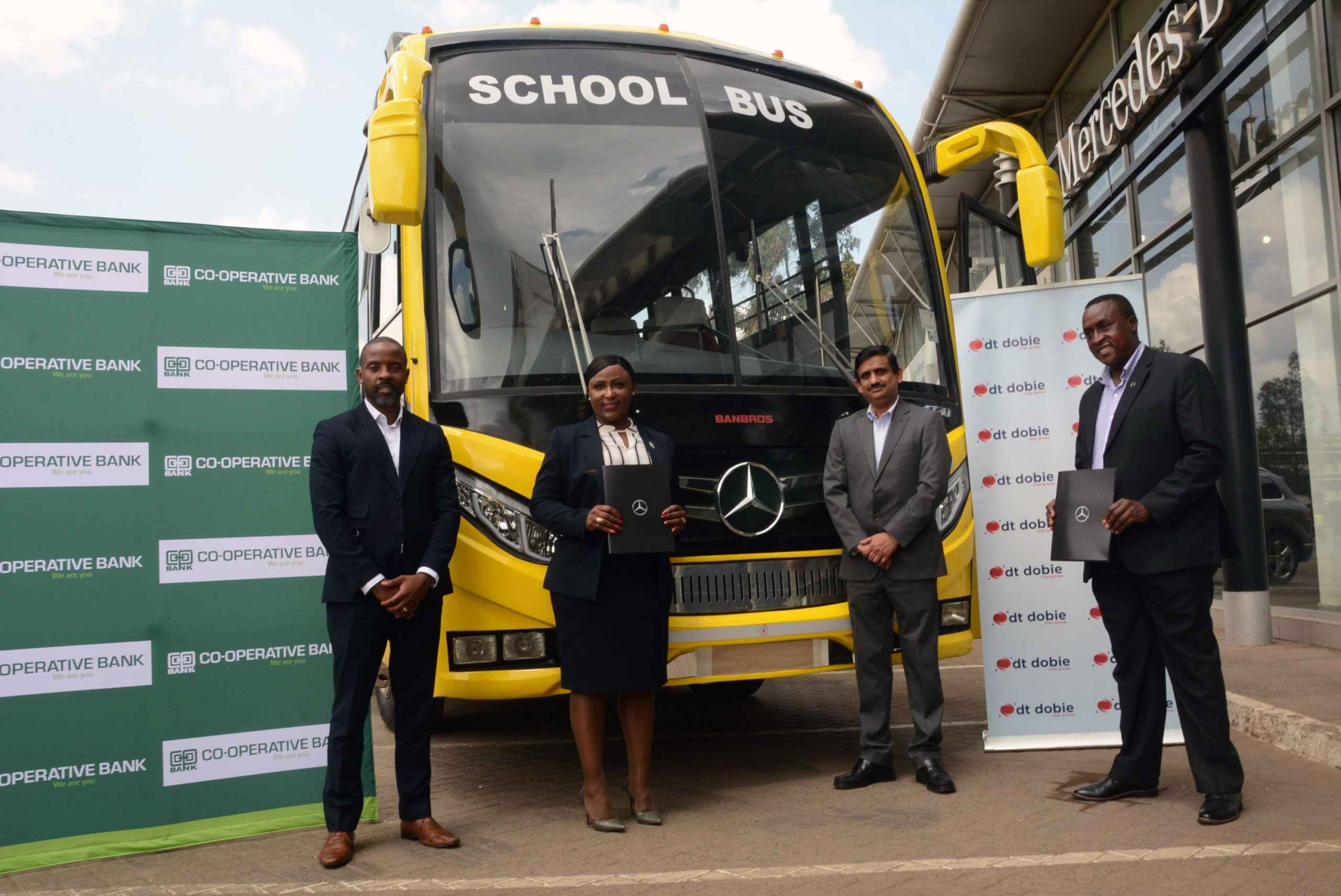 DT Dobie and Co-op Bank jointly launch a 95% financing scheme for Mercedes Benz buses