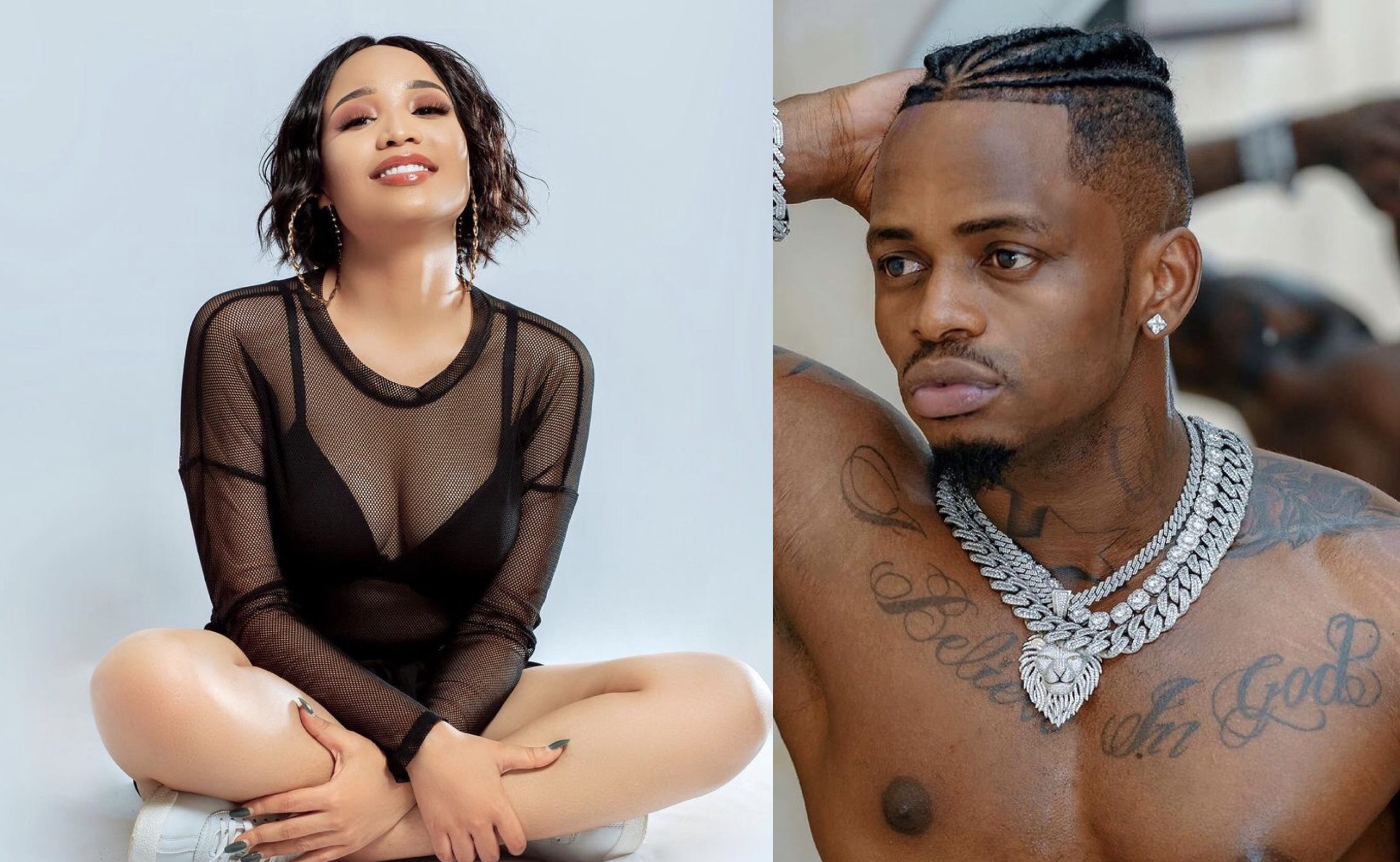 Tanasha anajua? Diamond Platnumz alleged lover steps out wearing singer’s white gold chains (Video)