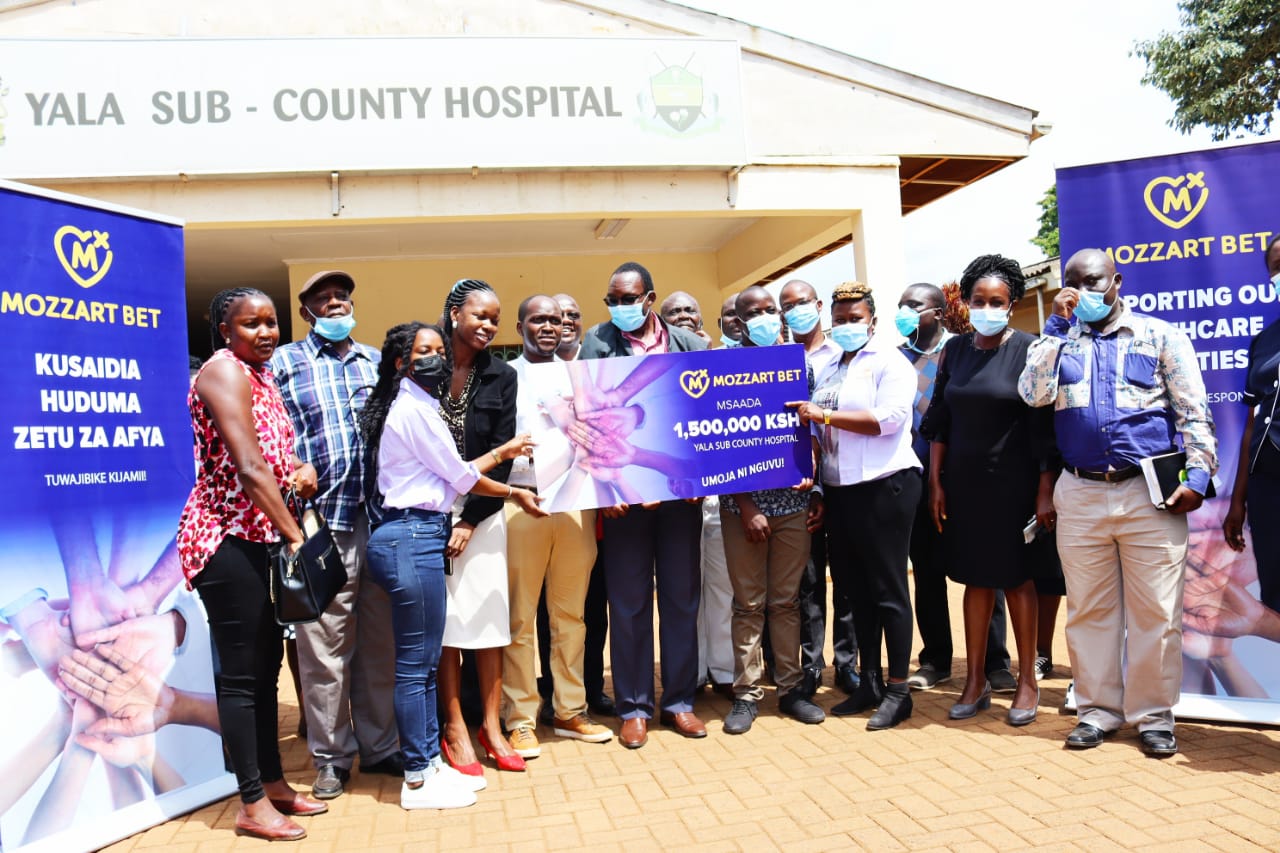 Yala Sub-County Hospital joins list of facilities under Mozzart’s CSR Initiative as they receive medical equipment donation worth equipment donation worth millions