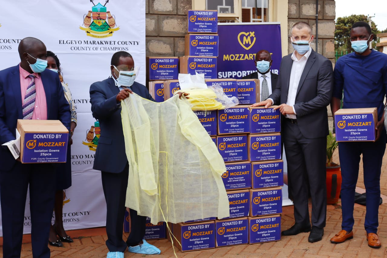 Mozzart donates PPEs worth Ksh 2 MILLION to Iten County Referral Hospital