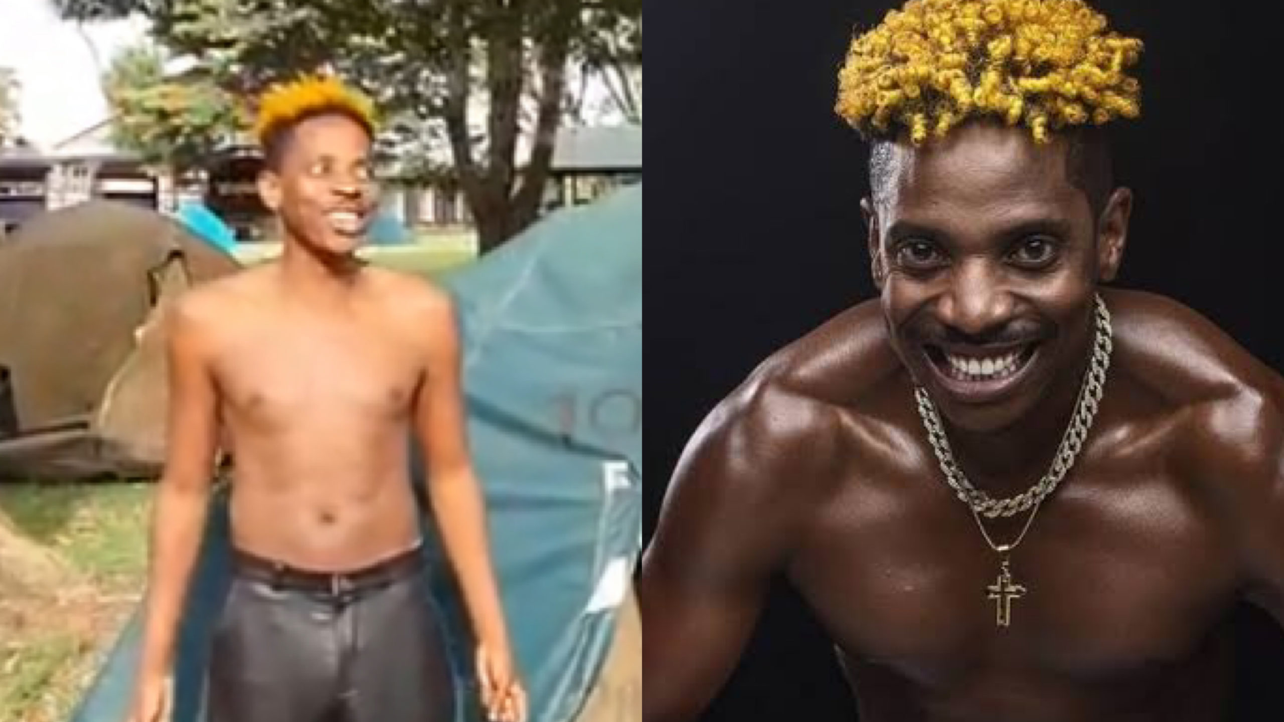 Eric Omondi skinny again months after body transformation (Video)