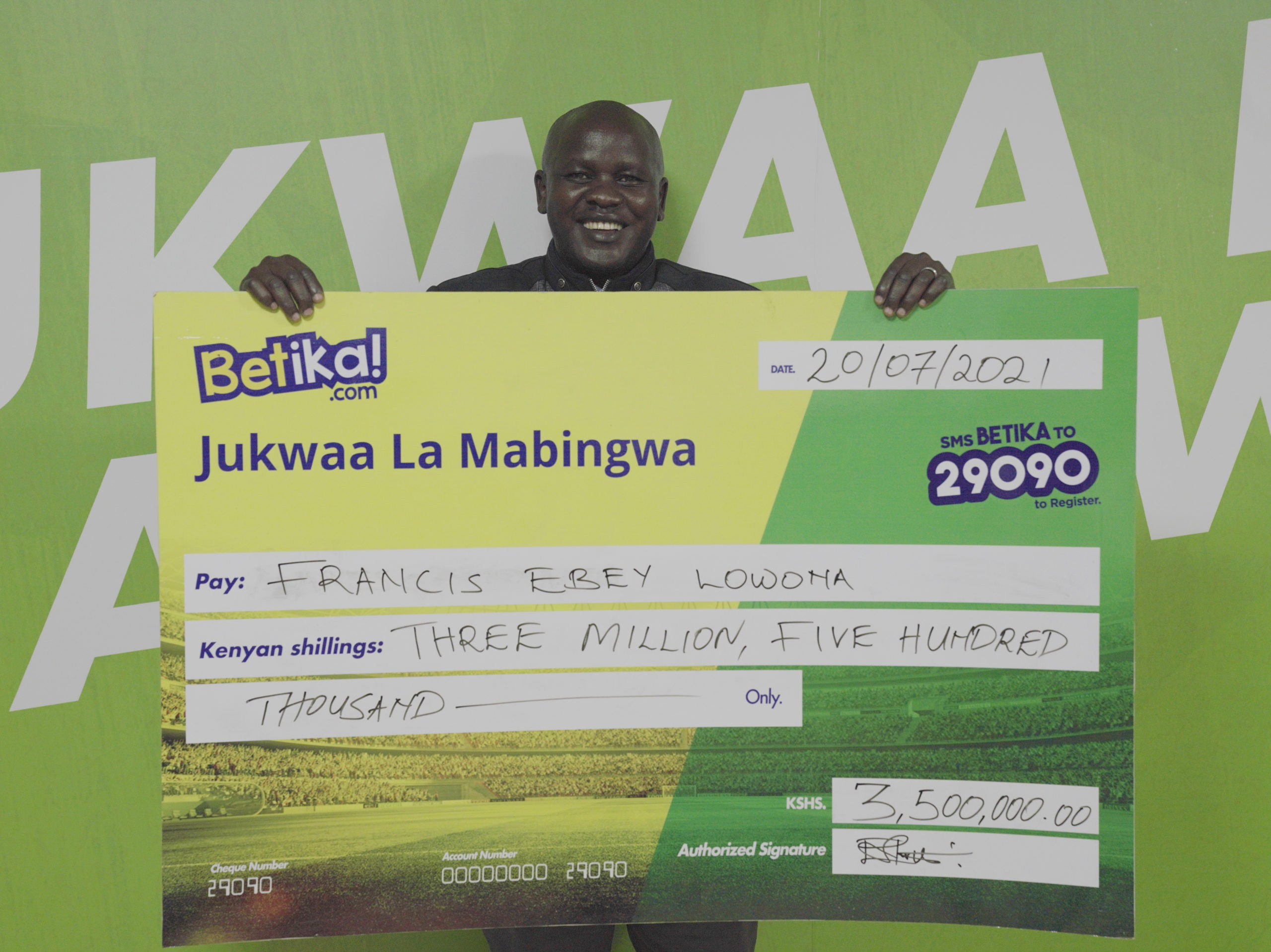 5 lucky winners grab Betika’s 15 million Midweek Jackpot