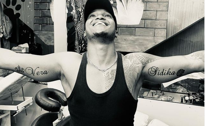 Mapenzi! Brown Mauzo Tattooes Vera Sidika’s Name On His Arms (Video)