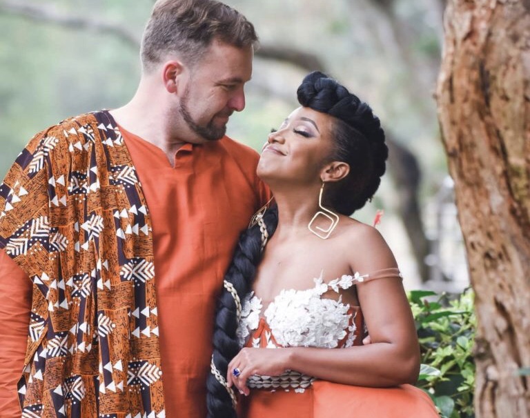 Gorgeous! Anita Nderu finally unveils photos from her private white wedding