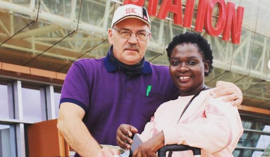 Nyota Ndogo Excited As She Re-Unites With Her Mzungu Hubby