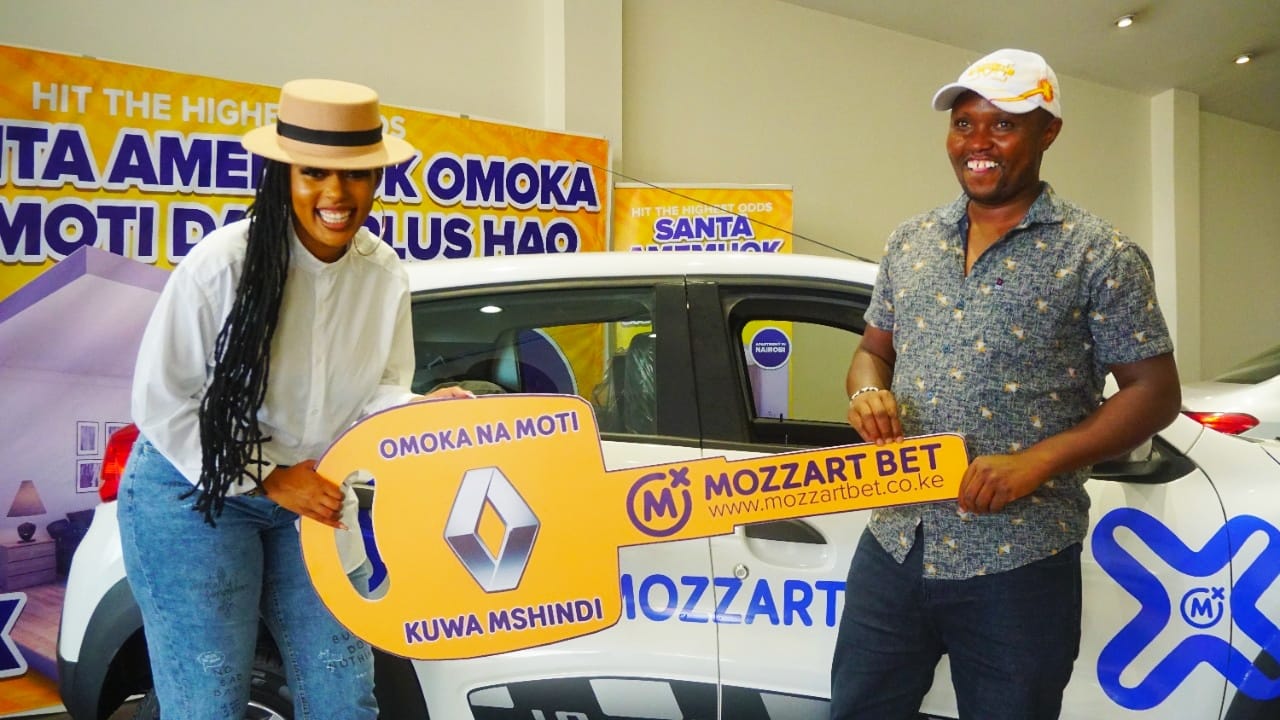 Mjengo man  winner of Ksh9M Kileleshwa house as curtains come down on Omoka na Moti Promotion.