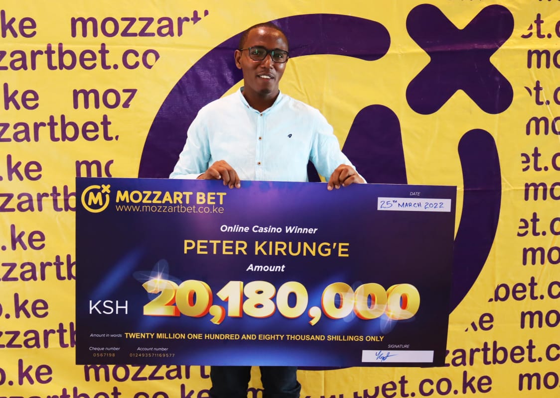 Mombasa-based Accountant wins Ksh.20M under Live Casino in Mozzart Online Casino games