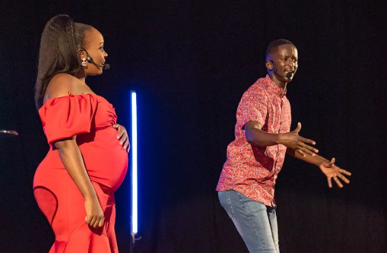 Njugush Wife Celestine Ndinda Explains Why They Decided To Have Their 2nd Child (Video)