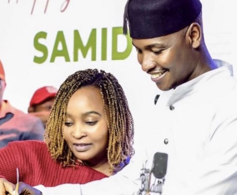 Samidoh’s wife parades months old daughter & she’s a replica of her daddy! (Photos)