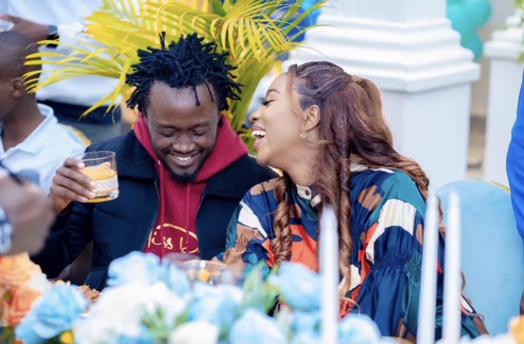 Diana Marua comforts husband Bahati after 2022 general election loss