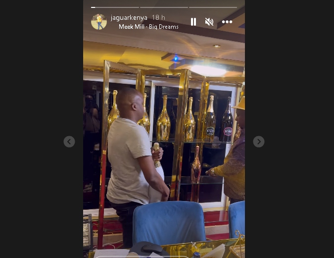 Jaguar shows off Mike Sonko’s millionaire champagne collection