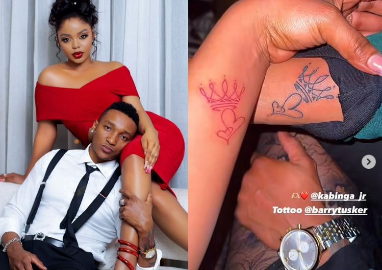 Fans React as Brown Mauzo and His Bae Get Matching Tattoos