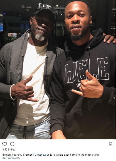 Djimon Hounsou and Flavor