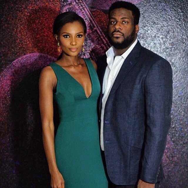 Agbani Darego and Husband