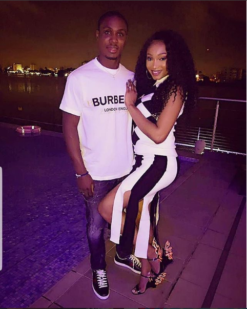 Odion Ighalo and wife Sonia Ighalo celebrate their 9th wedding ...