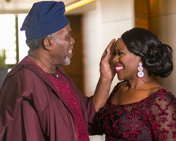 Olu Jacobs and Joke Silva