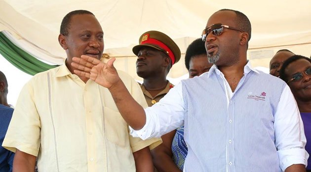 Uhuru hatawezana na Joho! Mombasa governor chases away police sent to protect his palatial home in Mombasa (Photos)