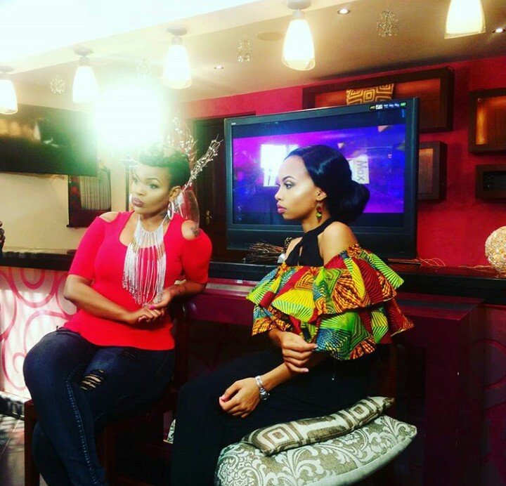 Wema Sepetu and Brenda Wairimu