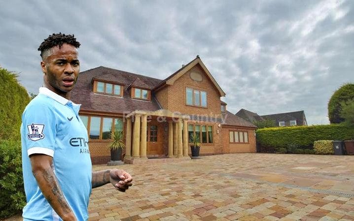 This is the Super expensive Mansion Man City's Raheem Sterling Recently ...